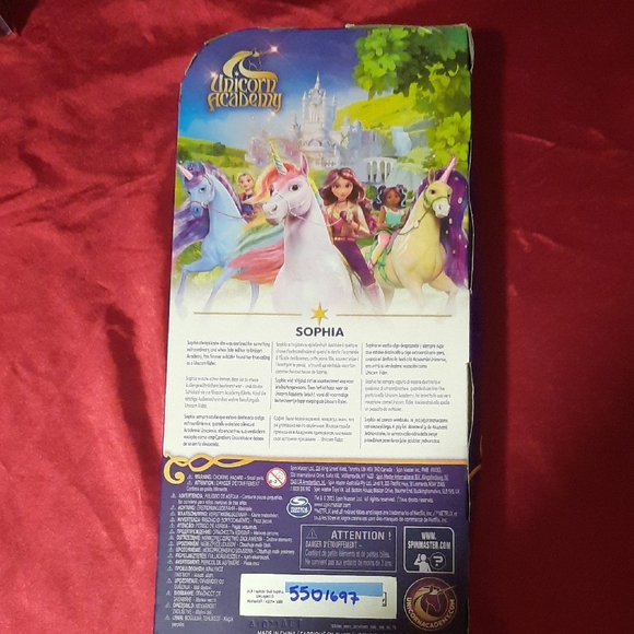 NIB Sophia Doll Unicorn Academy Netflix Purple and Gold - Picture 3 of 6